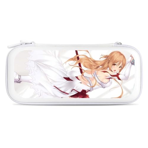 Nintendo SwitchΉ UUki n[hP[X \[hA[gEIC SAO AXi Switch / SwitchL@elfΉ ϏՌ hh Sʕی ^ e LOP[X Q[J[h 15[ White-sty