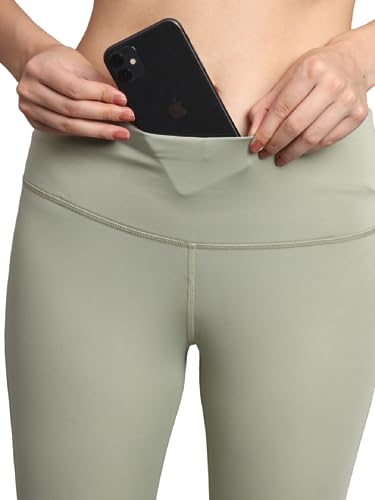 Image of TRUEREVO Sports Leggings for Women-Stretch Dryfit High Waist 7 /8th Gymwear Pants with Back Zipper Pocket-Quick Dry Activewear-Training Tights- for Yoga, Sports, Gym, Workout and Running