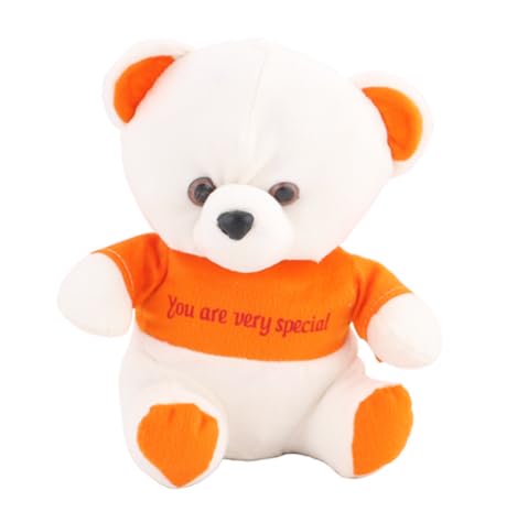 Image of SFU E Com Premium 4 Pieces Rocher Chocolate | Valentine Love Teddy Bear With Chocolate Combo | Valentine Chocolate Hamper | 1200
