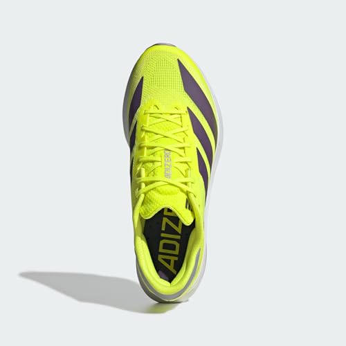 adidas Herren Adizero Sl2 Shoes, solar Yellow/Aurora Plum/Powder Plum, 45 1/3 EU – Ansicht 4