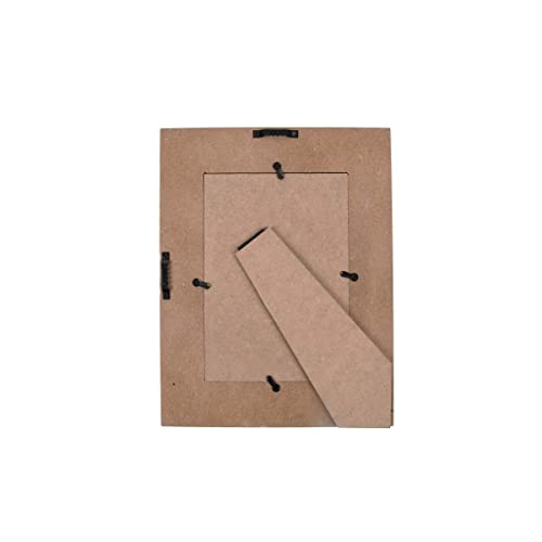 Prinz Homestead 5X7 Dark Walnut Picture Frame, Distressed Wood Photo Frames, Two-Way Easel, Tabletop Or Wall-Mounted - Set Of 2 #TOP2