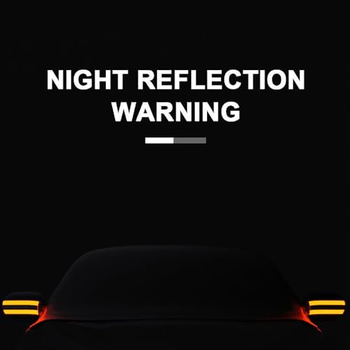 Image of Automotive Windshield Snow Cover for Ice and Snow Universal Car Front Window Cover Large Windshield Frost Cover with Side Mirror Covers Suitable for Most Vehicle,Car,SUV (Orange)