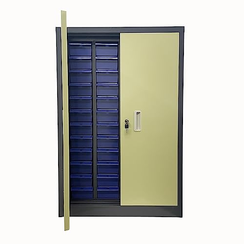 Techtongda PC Bolt And Nut Tool Storage Cabinet 48 Drawers Parts Cabinet Contains Assortment Kit Part Cabinet Organization Shelves