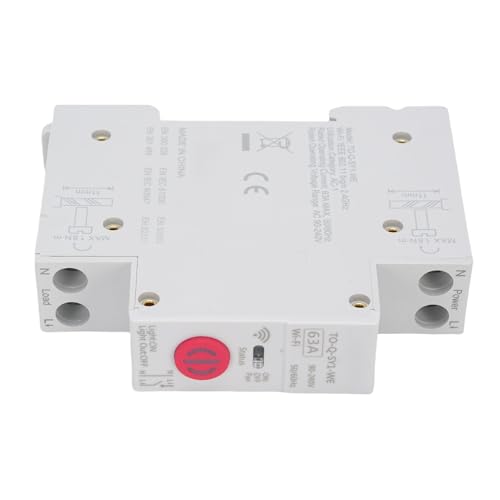 Disjoncteur d'énergie intelligent WiFi 63A rail DIN avec protection sous-tension