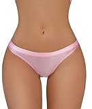 Women Glossy Shorts High Cut Metallic Hot Shorts Rave Festival Party Thongs Cheeky Low Waist Panties Soft Comfortable Underwear Pink M