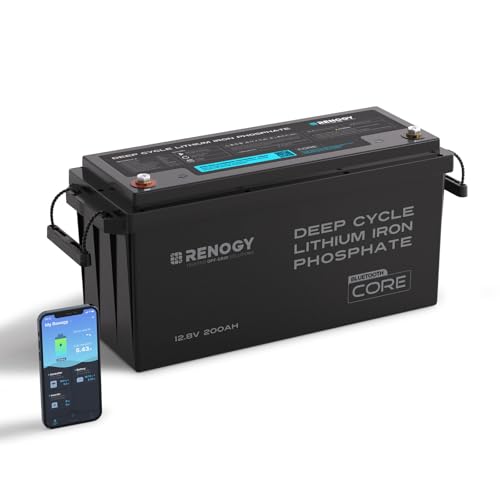 12V 200Ah Lithium Battery with Bluetooth & BMS