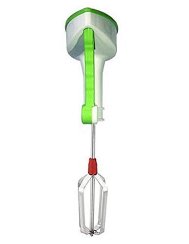 Ear Power Free Manual Hand Blender with Stainless Steel Blades, Milk Lassi Maker, Egg Beater Mixer Rawai - Multicolor