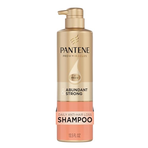 Pantene Abundant & Strong Shampoo, Strengthens Scalp's Hold on Hair Roots, 13.5 oz