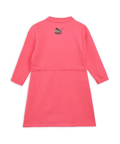Image of Puma Girl's Cotton Classic Knee-Length Dress