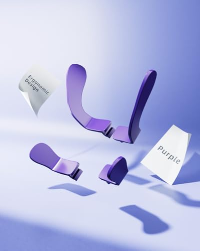 Image of Paddles for XBOX Elite 2 Controller, Replacement Accessories for Xbox Elite Series 2 /2 Core Controller, 4 Pcs Magnetic Metal Elite Controller Paddles, Durable Stainless Steel, Easy Installation, Secure Fit(Purple)