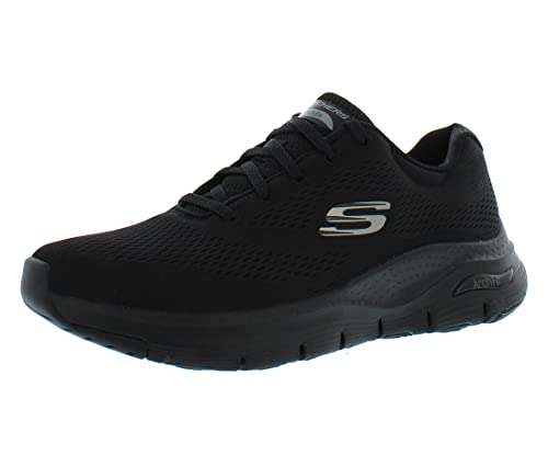 Skechers Women's Arch Fit Big Appeal Sneaker,Black Mesh / Trim,5 UK