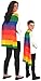 Rainbow Cape - One Size Fits Most (Pack Of 1) - Durable Polyester Cape For Kids & Adults - Perfect For Costumes, Dress-Up & Group Events