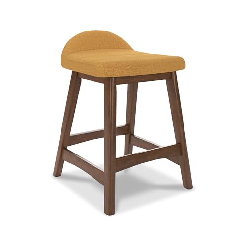 Signature Design by Ashley Lyncott Contemporary 24.25" Counter Height Upholstered Bar Stool...