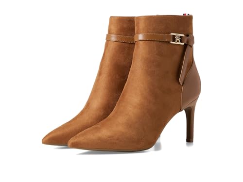 Bottine Jorine Tommy Hilfiger pour femme en cuir noir élégant