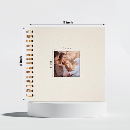 Hiwhy 15-JTB-8C-20-BEG Scrapbook Photo Album Linen Cover thumb #3