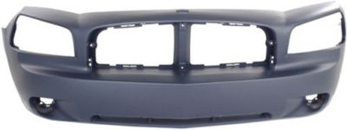CPP Primed Front Bumper Cover Replacement for 2006-2010 Dodge Charger