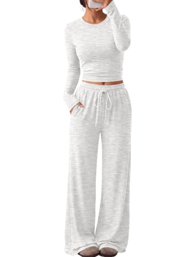 Image of Trendy Queen Women's 2 Piece 2026 Fall Fashion Lounge Set with Pockets