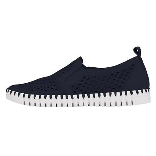 Image of Ilse Jacobsen HORNBAEK Women's Tulip Slip-On Flat | Elastic Side Panels | Lightweight Flexible Comfort.