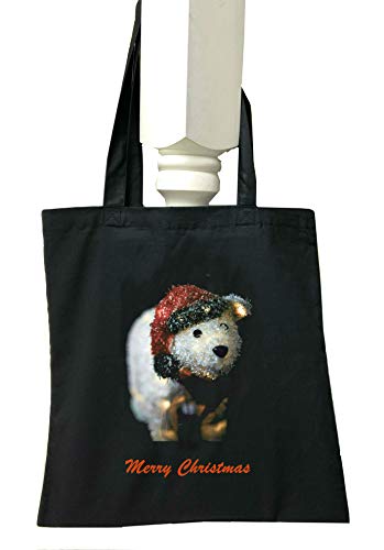 Wiederverwendbare, umweltfreundliche Baumwolltasche, 142 g, bedruckt, langer Griff Cover