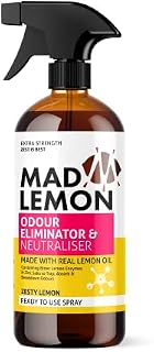 Mad Lemon Pet Odor Eliminator - Deodorizer for Dog or Cat Urine Smells on Carpet, Furniture & Floors - 500ml