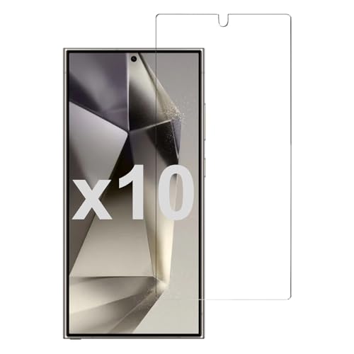 Verre trempé Samsung S24 Ultra le lot de 10 protections d'écran pour le quotidien