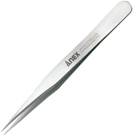 アネックス(ANEX) SUS304製ピンセット 強力型 120mm No.200 【まとめ買い】12本