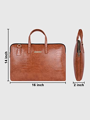 Image of Bagsy Malone Vegan Leather Unisex Laptop Bag-LB0014