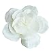 Womens Fascinators Hats Big Flower Hat for Tea Party Cocktail Wedding Church Fashion Headdress (US, Alpha, One Size, White)