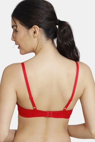 Image of Zivame Padded Non Wired 3 /4th Coverage Bra-Aruba Blue