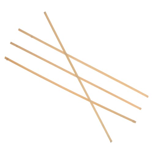 HOMSFOU 4pcs Silk Slices Craft Weaving Strip Strips Basket Making Supplies for Weaving Material Wicker Thin Woven Basket Reeds Coil Basket Weaving Supplies Light Green