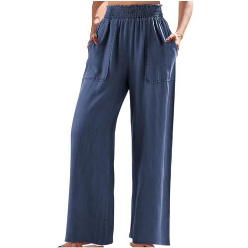 Jean taille haute noir droit pour femme pantalon mode fluide et élégant