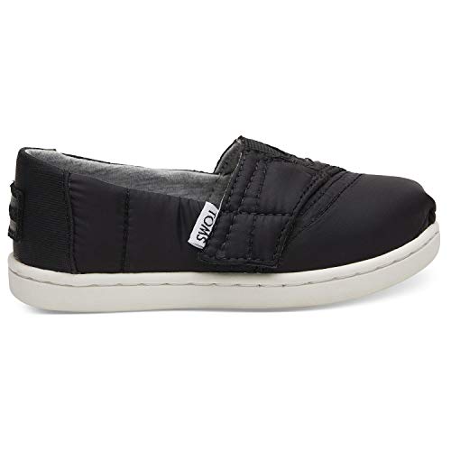 TOMS Toddler Boys Alpargata Slip On Casual Shoes - Black - Size 2 M