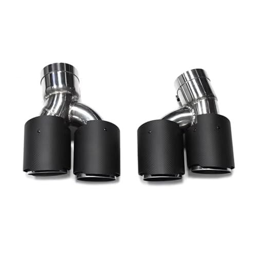 Terminales de escape M5 de fibra de carbono para BMW Serie 5 530i 530e G30 G31 acabado de lujo