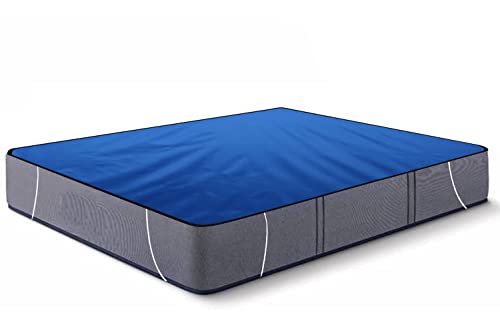 Image of The Furnishing Tree Mattress Protector /Waterproof Bedsheet Size WxL 36x72 inches Single Bed One Unit Polyester RoyalBlue