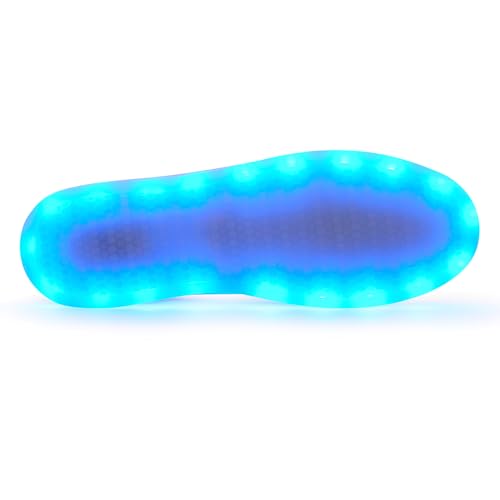 Image of Unisex LED Shoes - Fashion Light Up Sneakers, Breathable USB Charging Glowing Luminous LED Shoes for Men Women