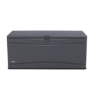 LIFETIME 60298 Heavy Duty Outdoor Storage Deck Box, 130 Gallon, Gray LIFETIME 60298 Heavy Duty Outdoor Storage Deck Box 130 Gallon Gray