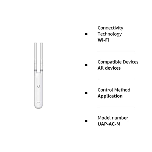 Ubiquiti Networks Networks Uap-Ac-M-Us Unifi Ac Mesh Wide-Area In/Out Dual-Band Access Point (Us Version) #TOP5