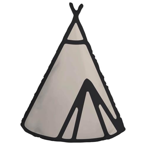 AltoBuy Rando - Coussin Déhoussable 37,5x50cm Coton Forme Tipi