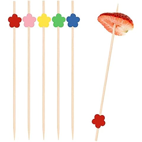 EXNIMA Eco-Friendly Bamboo Cocktail Sticks Cover