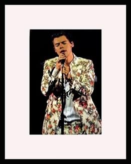 Framed Harry Styles Autograph with Certificate of Authenticity