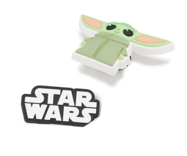 BABOLE2 Pcs Rubber Starwars Croc Shoe Decoration Charms Original Quality, Multi