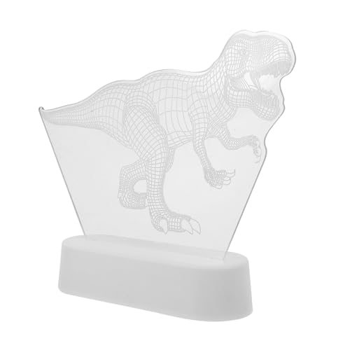 Lámpara de mesa dinosaurio 3D LED luz cálida Toyvian