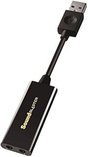 Creative Labs Sound Blaster Play! 3 External USB Sound Adapter for Windows and Mac. Plug and Play (No Drivers Required). Upgrade to 24-Bit 96Khz Playback
