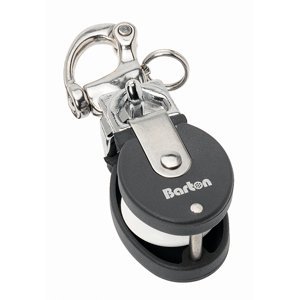 Barton Marine 90301-Small Snatch Block w/Stainless Snap Shackle - 90 301