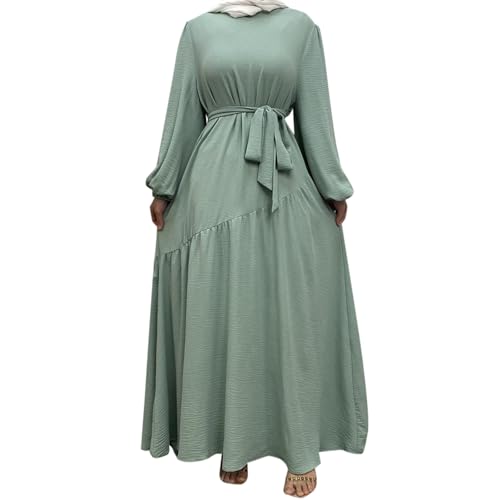 Robe de priere islamique abaya kaftan aux finitions soignees