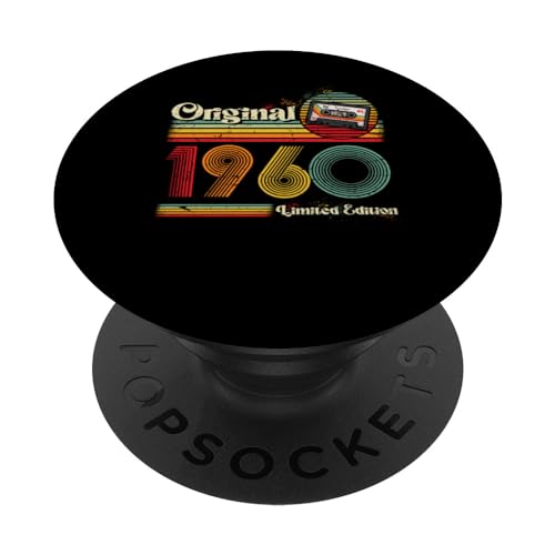 1960 vintage cumpleaños retro edición limitada hombres mujeres regalo PopSockets PopGrip Intercambiable