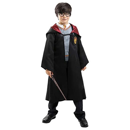 Funidelia | Disfraz Harry Potter Oficial para niño y niña Talla 7-9 años ▶ Películas & Series, Magos, Gryffindor, Hogwarts - Color: Negro - Licencia: 100% Oficial