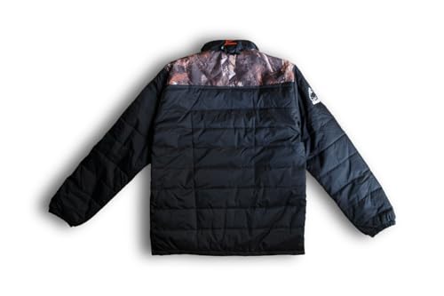 LEGENDARIOS Men's Black Puffer Jacket – Polyester Woven Fabric2