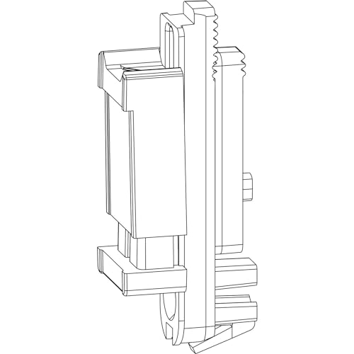 ROTO NX Schnäpper Flügelteil Holz/PVC silber