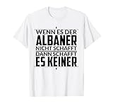 Lustiges Albanien Albaner logo Geschenk